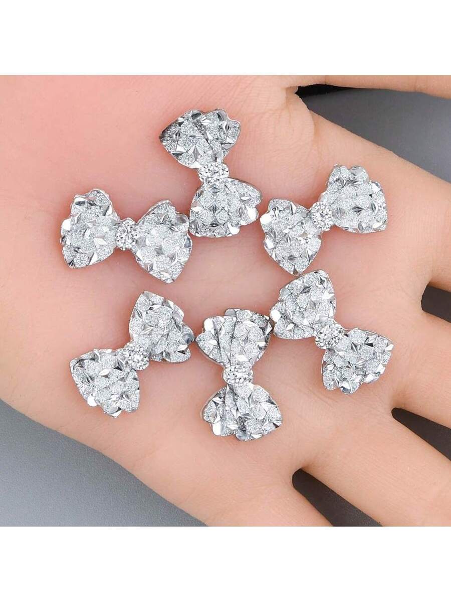 Resin Crafts Diy - 20pcs 1.4x2.3cm Flat Back Resin Bow