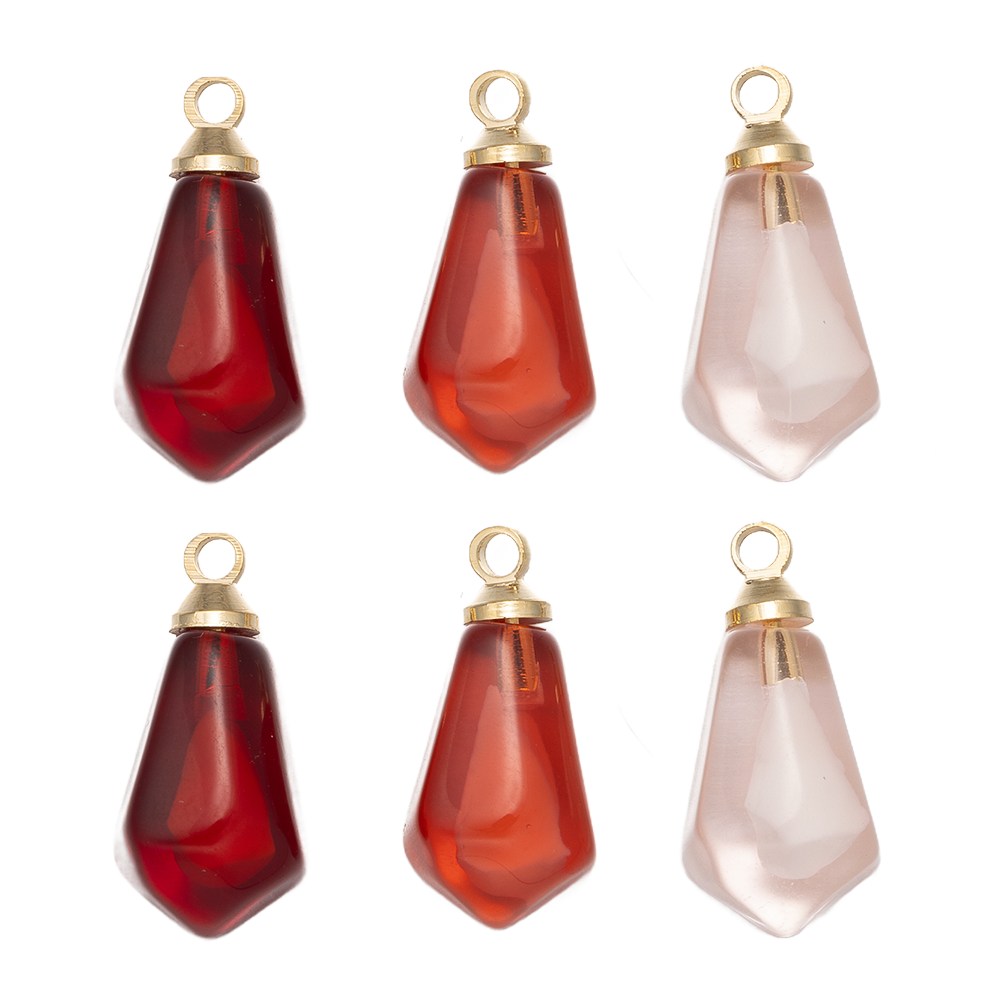 Resin Craft Projects - 10pcs/Lot Fruit Pomegranate Seed Pendant For