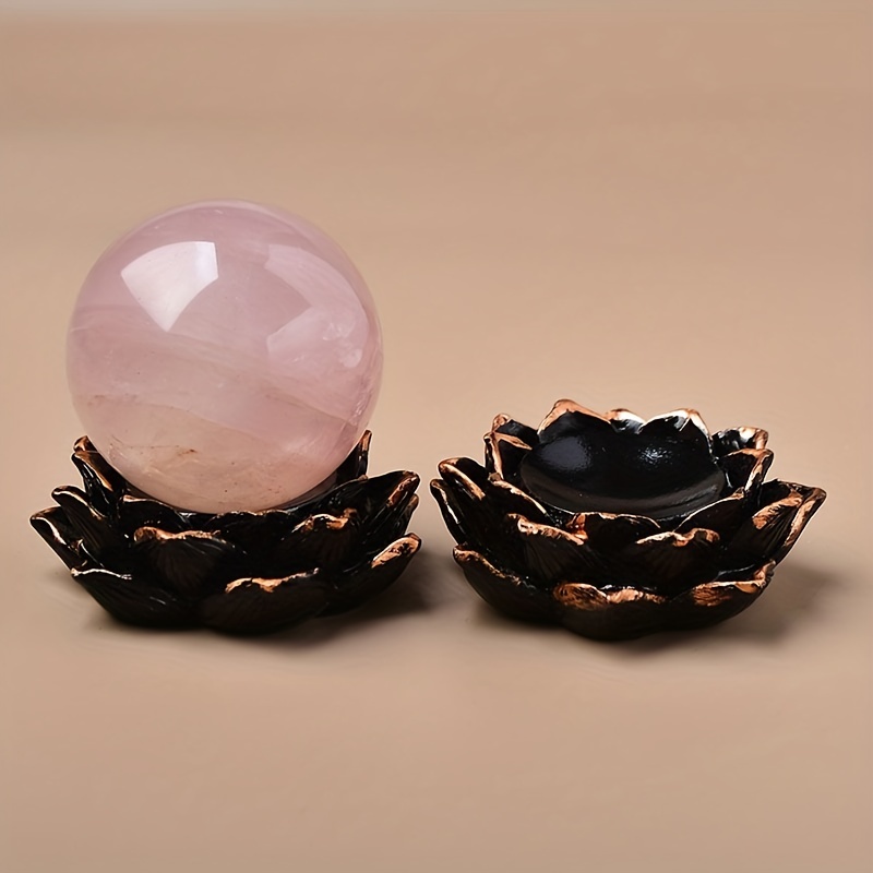 Flower Preservation Resin - 1pc Lotus Flower Crystal Ball Base