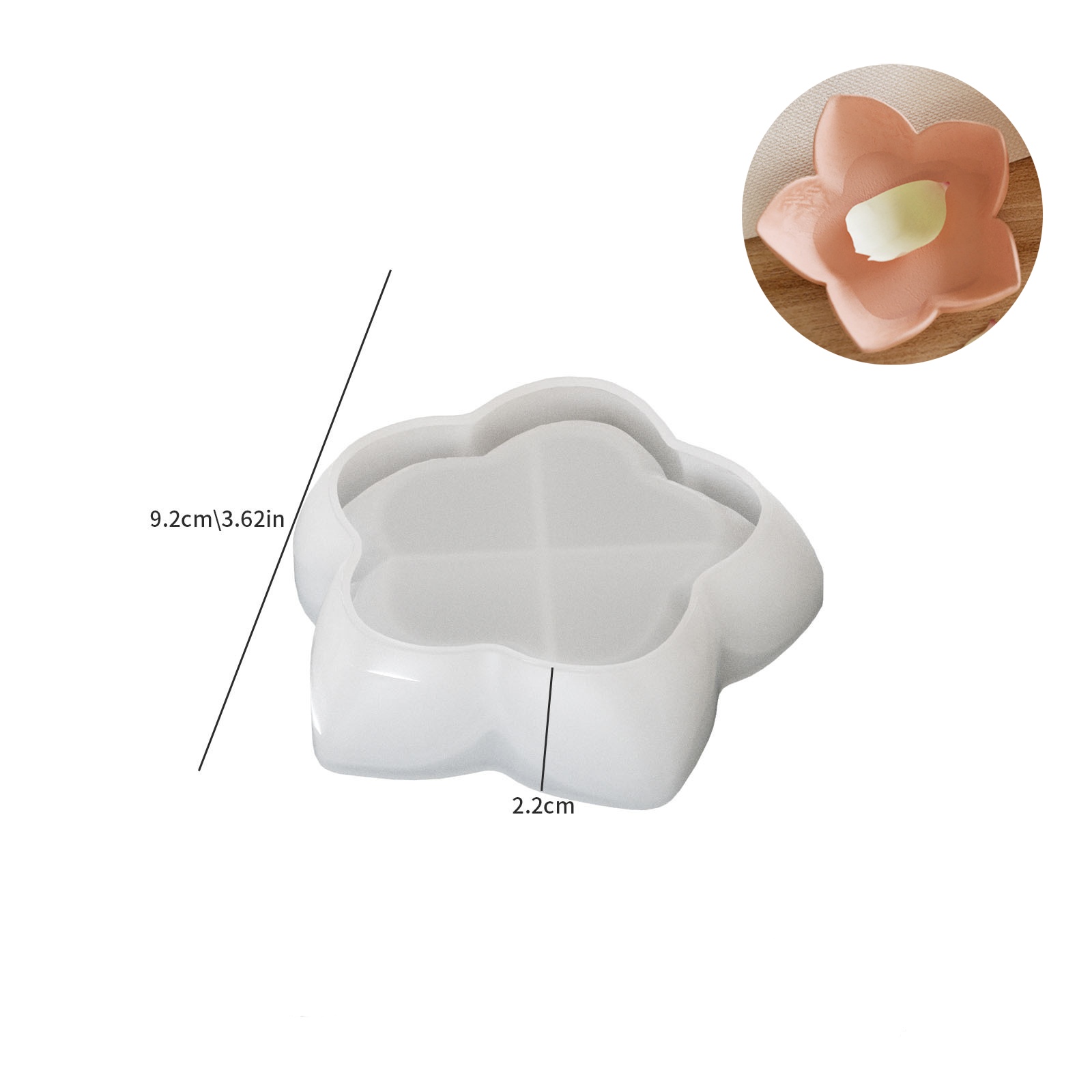 Petal Plate Dish Jewelry Plate - Resin Craft Ideas ulasan dan harga