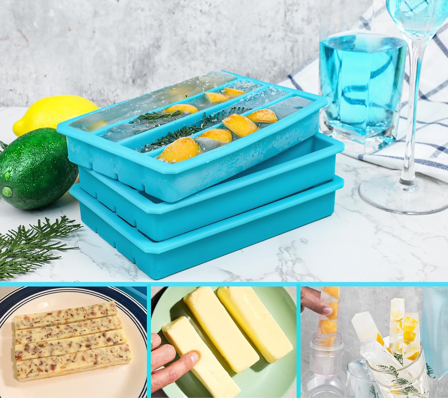 Long Ice Cube Sticks Mold for  - Silicone Mold Tray ulasan dan harga