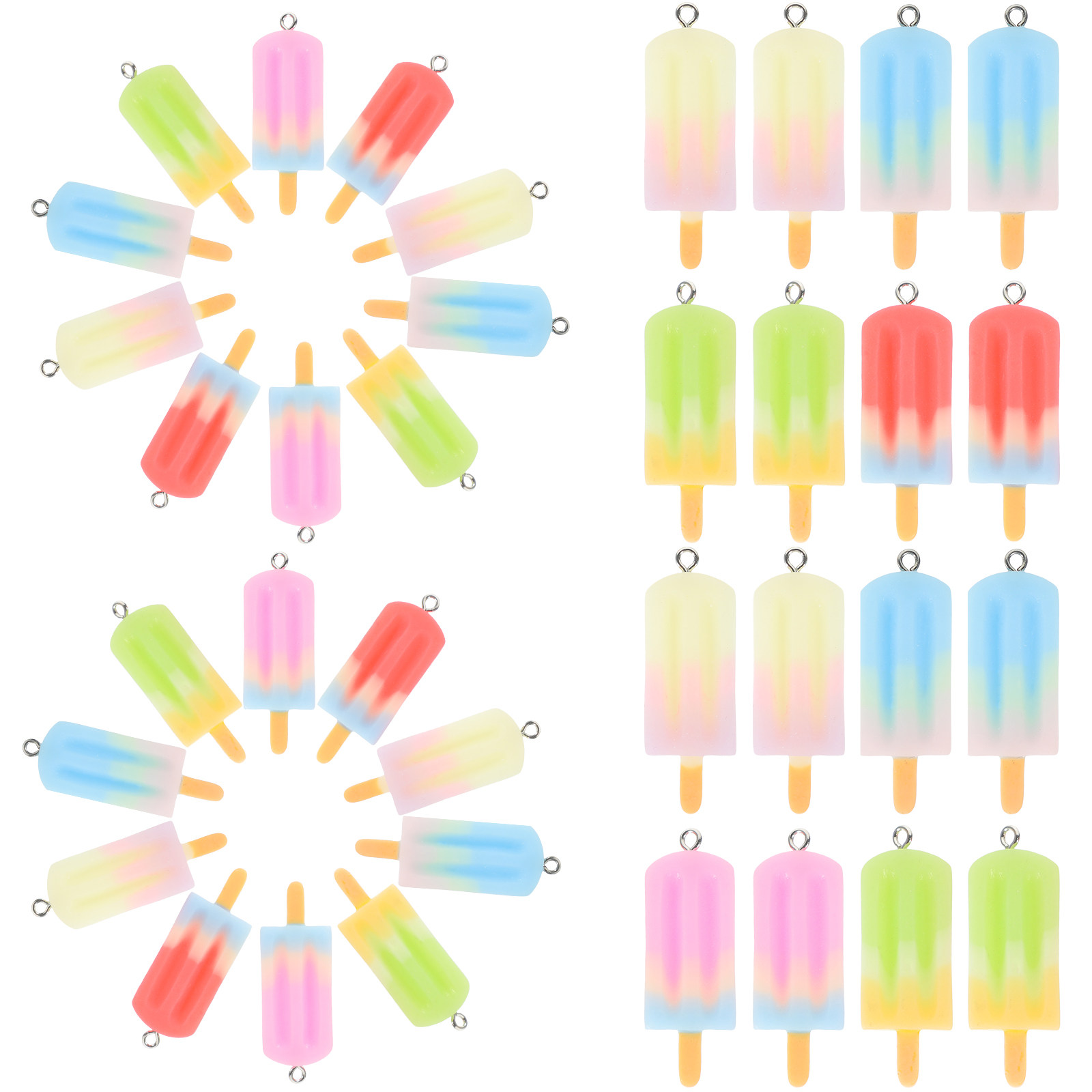 25Pcs Creative Resin Ice Cream - Resin Crafts Diy ulasan dan harga