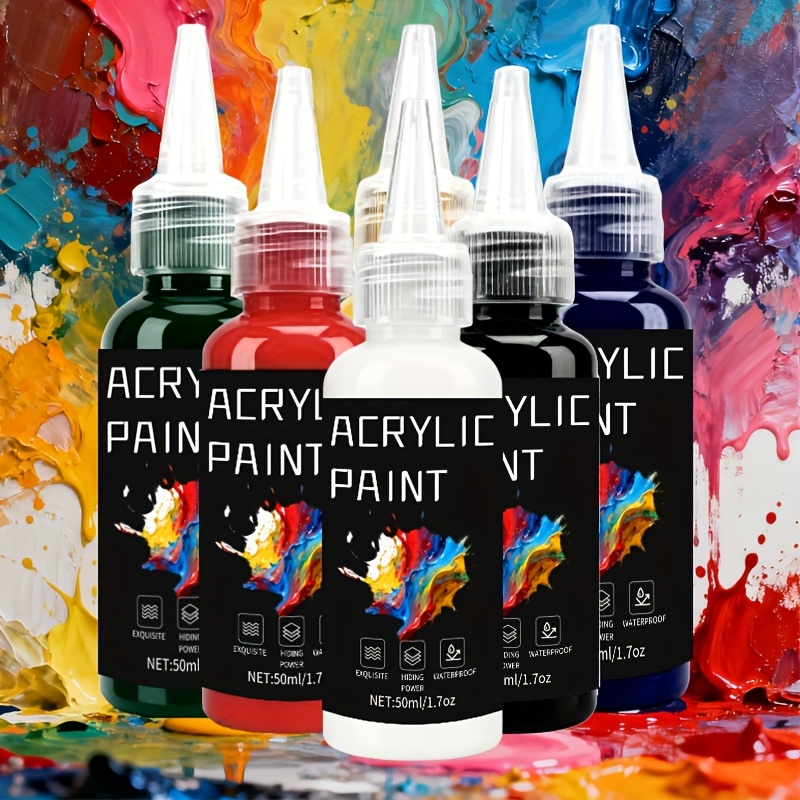 Acrylic Paint Set 6 Colors 50m - Resin Pigment Set ulasan dan harga