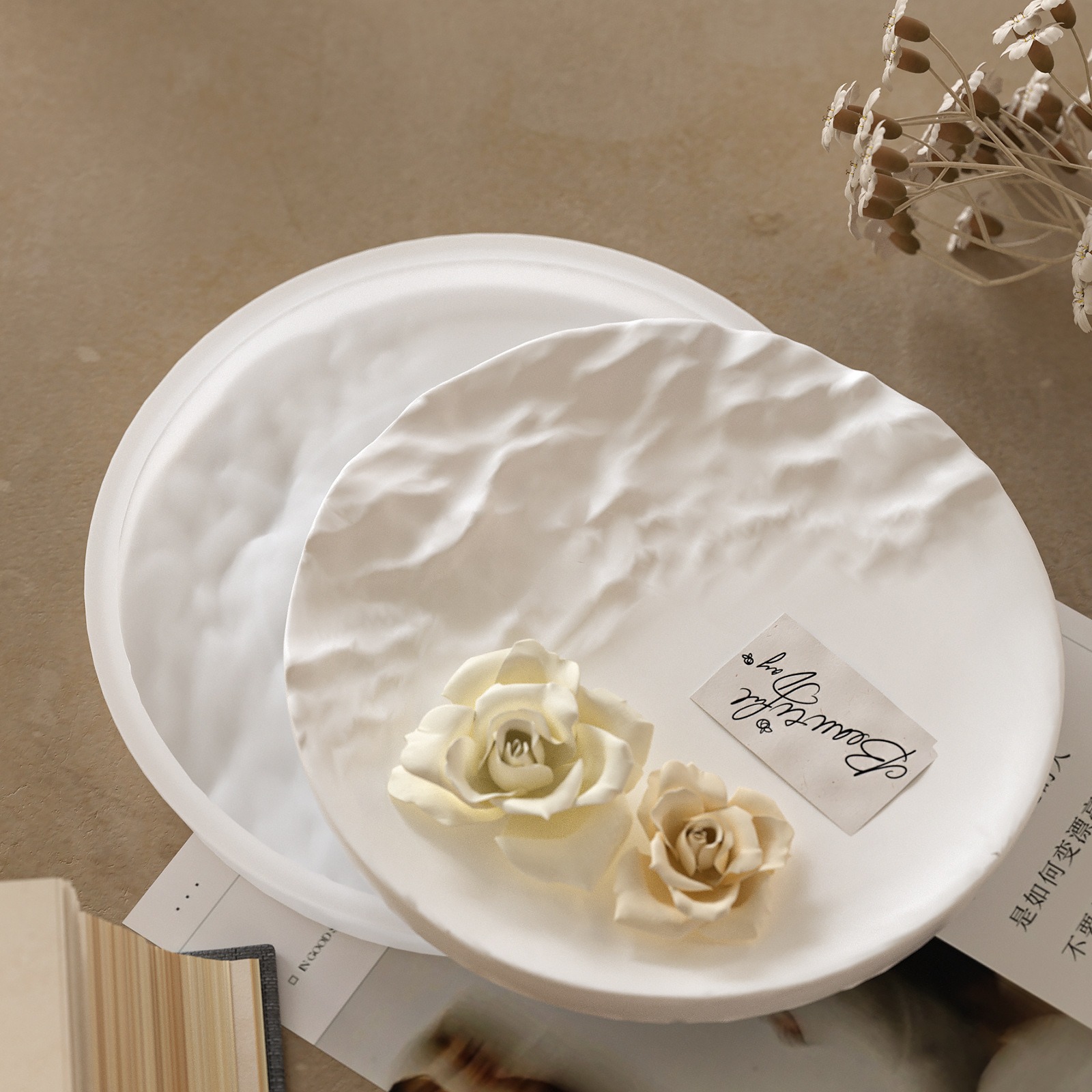 INS Irregular Ripple Large Cir - Resin Ocean Wave Mold ulasan dan harga