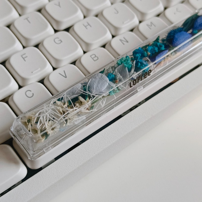 Spacebar Keycap Custom Preserv - Flower Preservation Resin ulasan dan harga