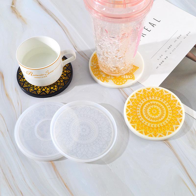 Flower Coaster Silicone Mold E - Coaster Mold Round ulasan dan harga