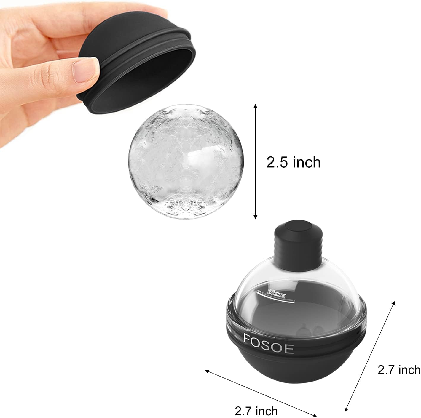 Silicone Ice Ball Molds for Wh - Coaster Mold Round ulasan dan harga