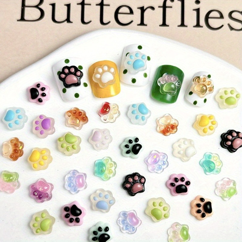 100 pieces luminous resin cat' - Resin Crafts Diy ulasan dan harga