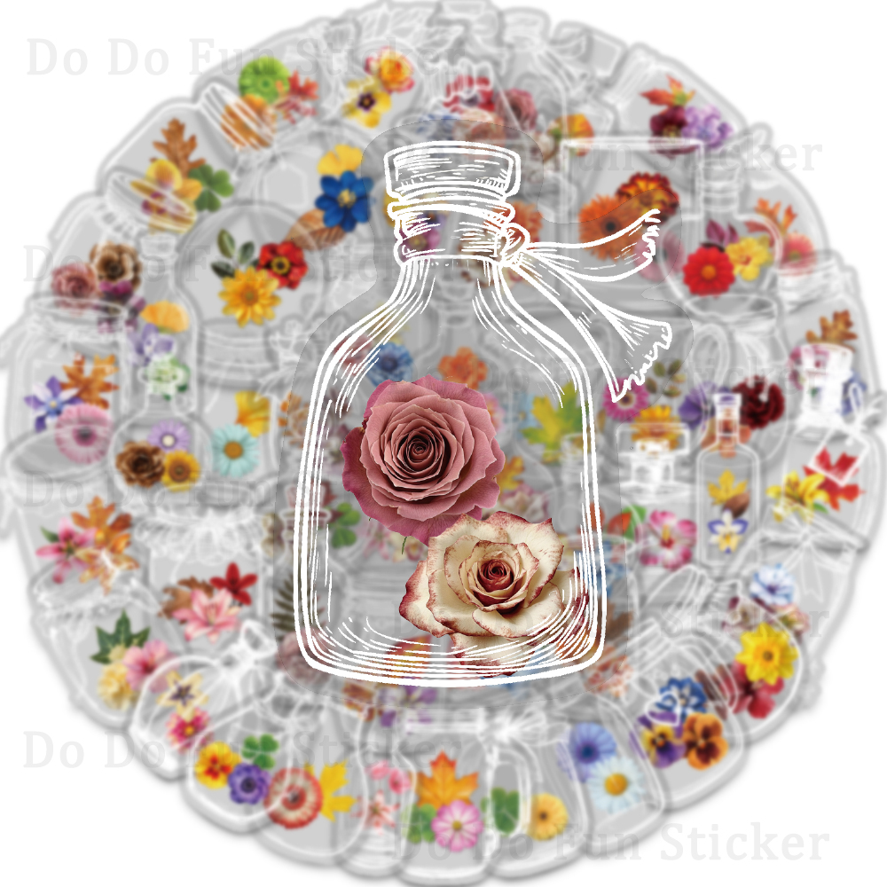 50PCS Glass Bottles with Dried - Dried Flower Bulk ulasan dan harga