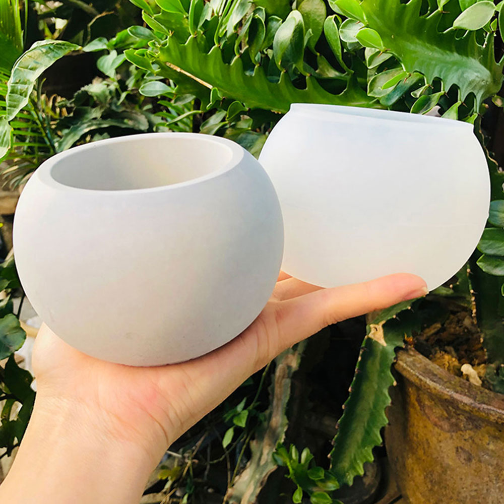 Spherical Flowerpot Silicone M - Serving Tray Mold ulasan dan harga