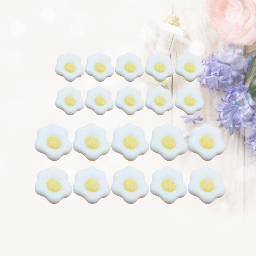 20Pcs Egg Resin DIY Craft Acce - Resin Craft Supplies ulasan dan harga