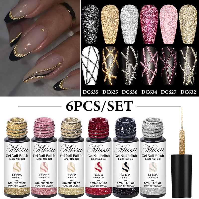 2/4/6pcs Reflective Glitter Li - Resin Glitter Pack ulasan dan harga