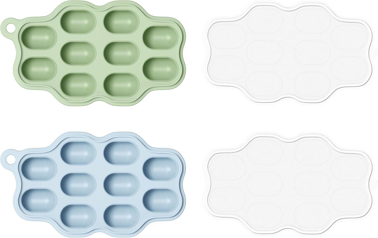 2-Pack Silicone Baby Food Free - Silicone Mold Tray ulasan dan harga