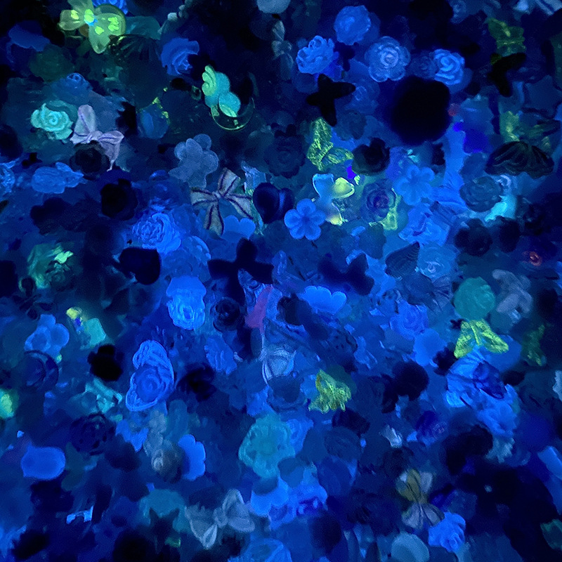 50pcs/pack Luminous Light Resi - Resin Glitter Pack ulasan dan harga