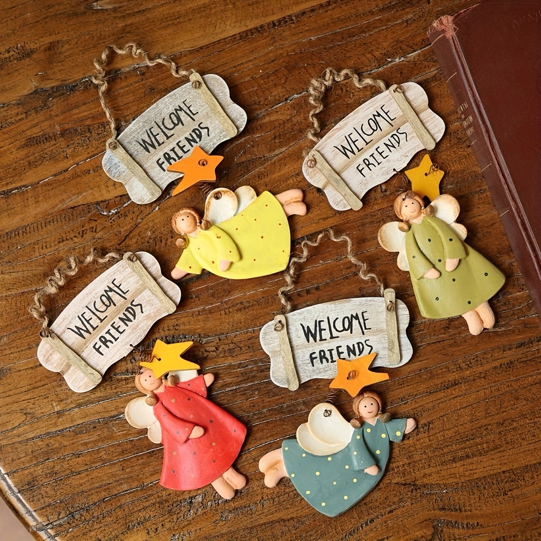 4pcs Angel Pendant Mold, Resin - Resin Craft Ideas ulasan dan harga