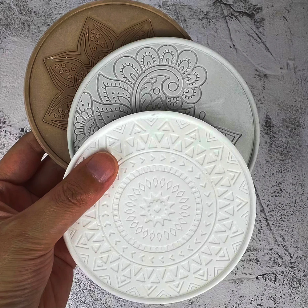 Mandala Round Coaster Resin Si - Serving Tray Mold ulasan dan harga