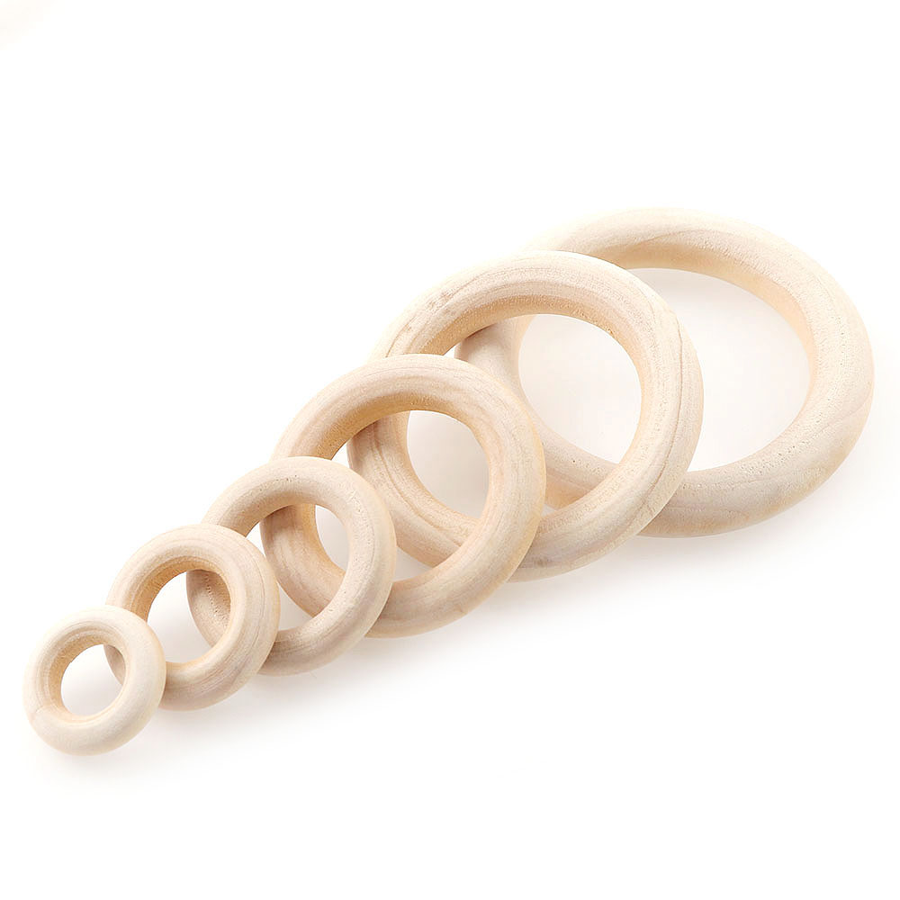 Unfinished Wooden Rings 20-60m - Wood Ring Blank ulasan dan harga