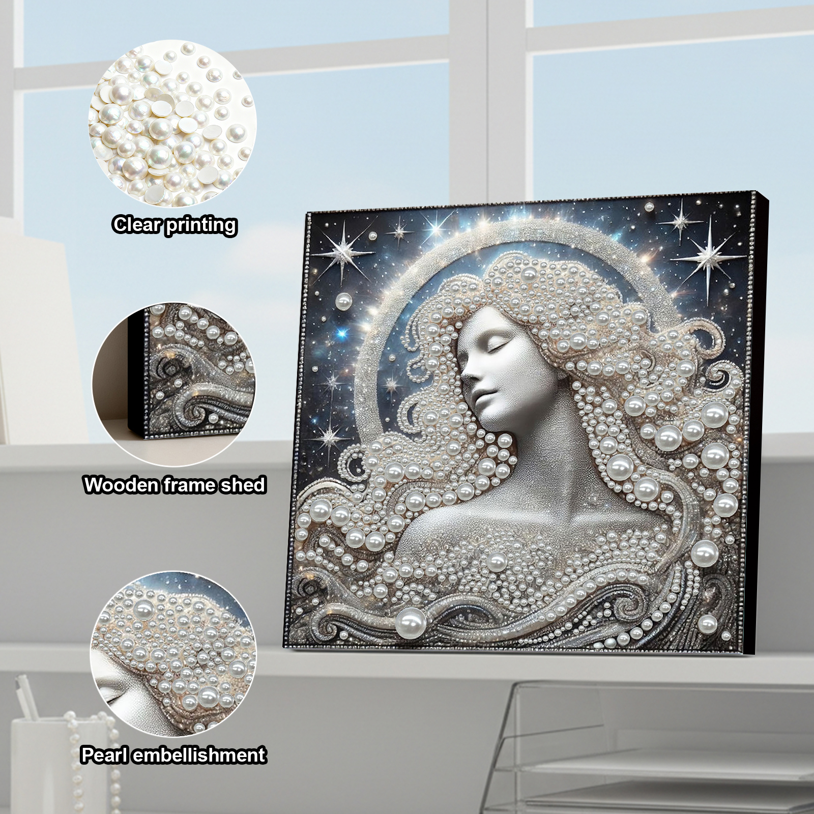 DIY Ladies Pearl Painting Art  - Resin Craft For Beginners ulasan dan harga