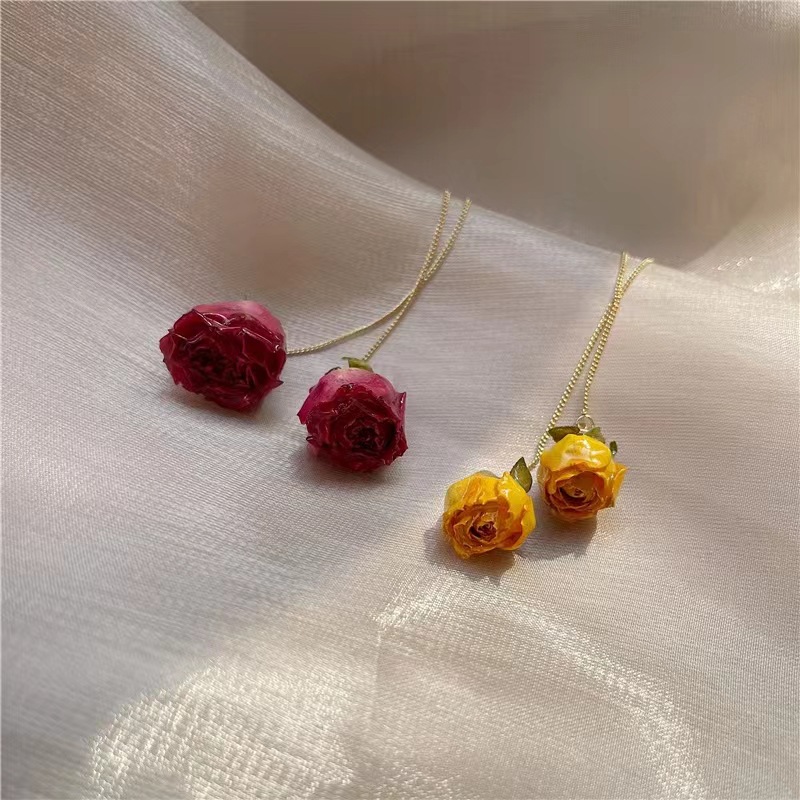 5pcs Drip Glue Roses Dried Flo - Dried Flower Bulk ulasan dan harga