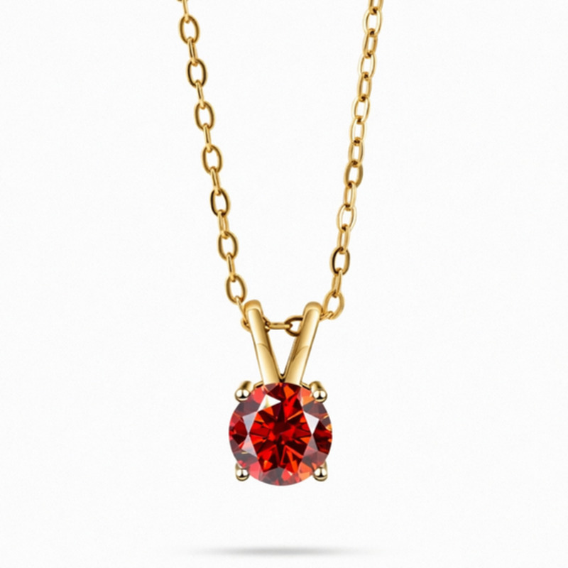 BR S925 Silver 1ct Moissanite  - Bezels Set Pendant ulasan dan harga