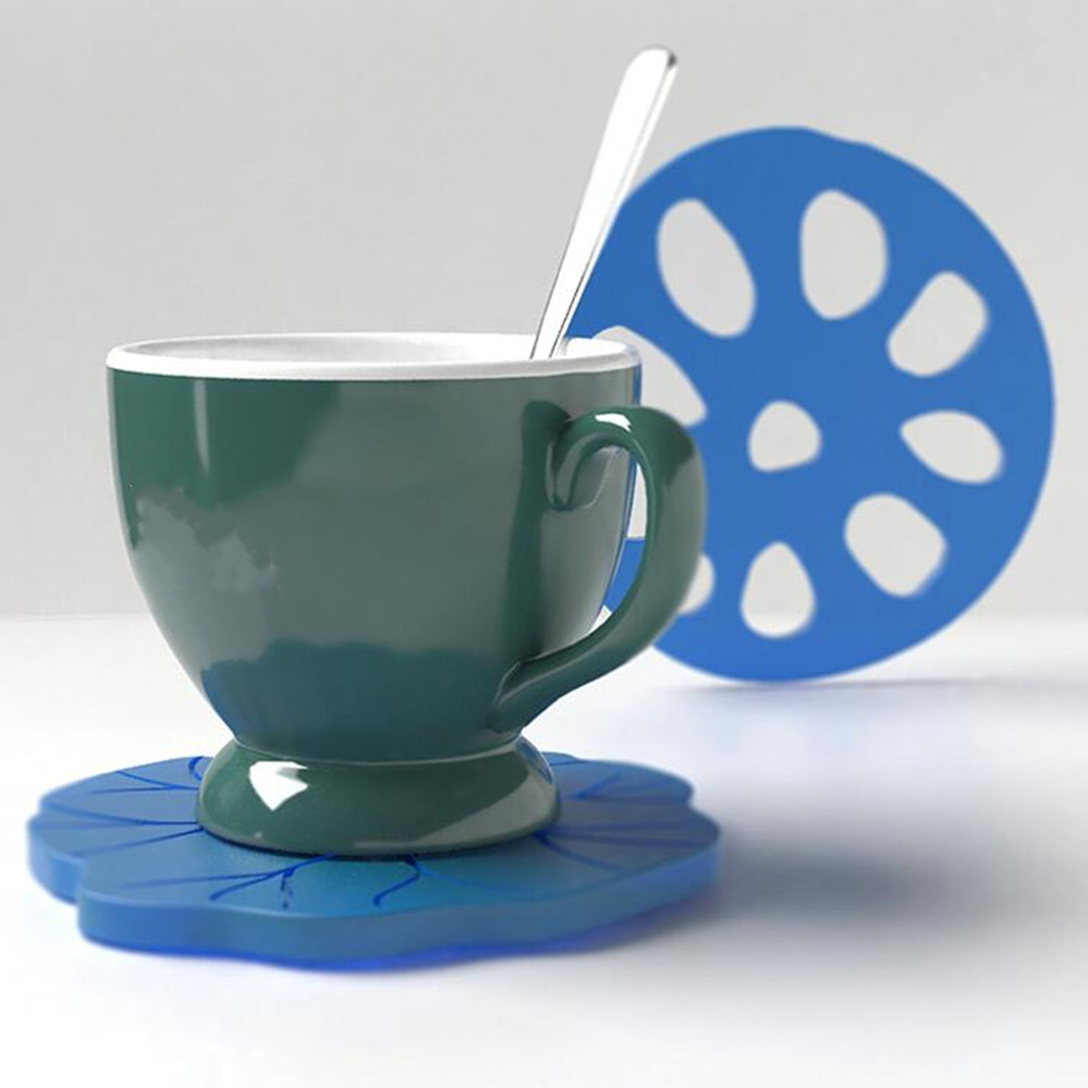1Pcs Round Coaster Resin Silic - Coaster Mold Round ulasan dan harga