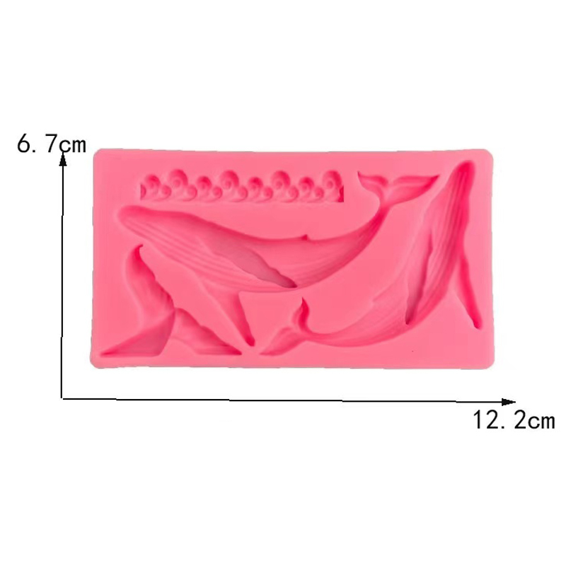 Whale Silicone Mold DIY Whale  - Resin Ocean Wave Mold ulasan dan harga
