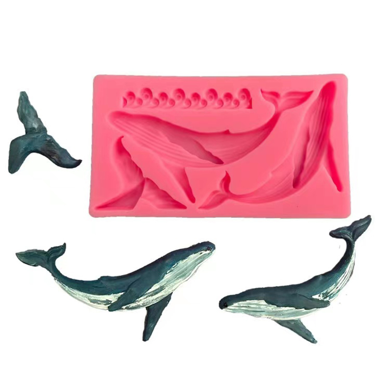 Whale Silicone Mold DIY Whale  - Resin Ocean Wave Mold ulasan dan harga