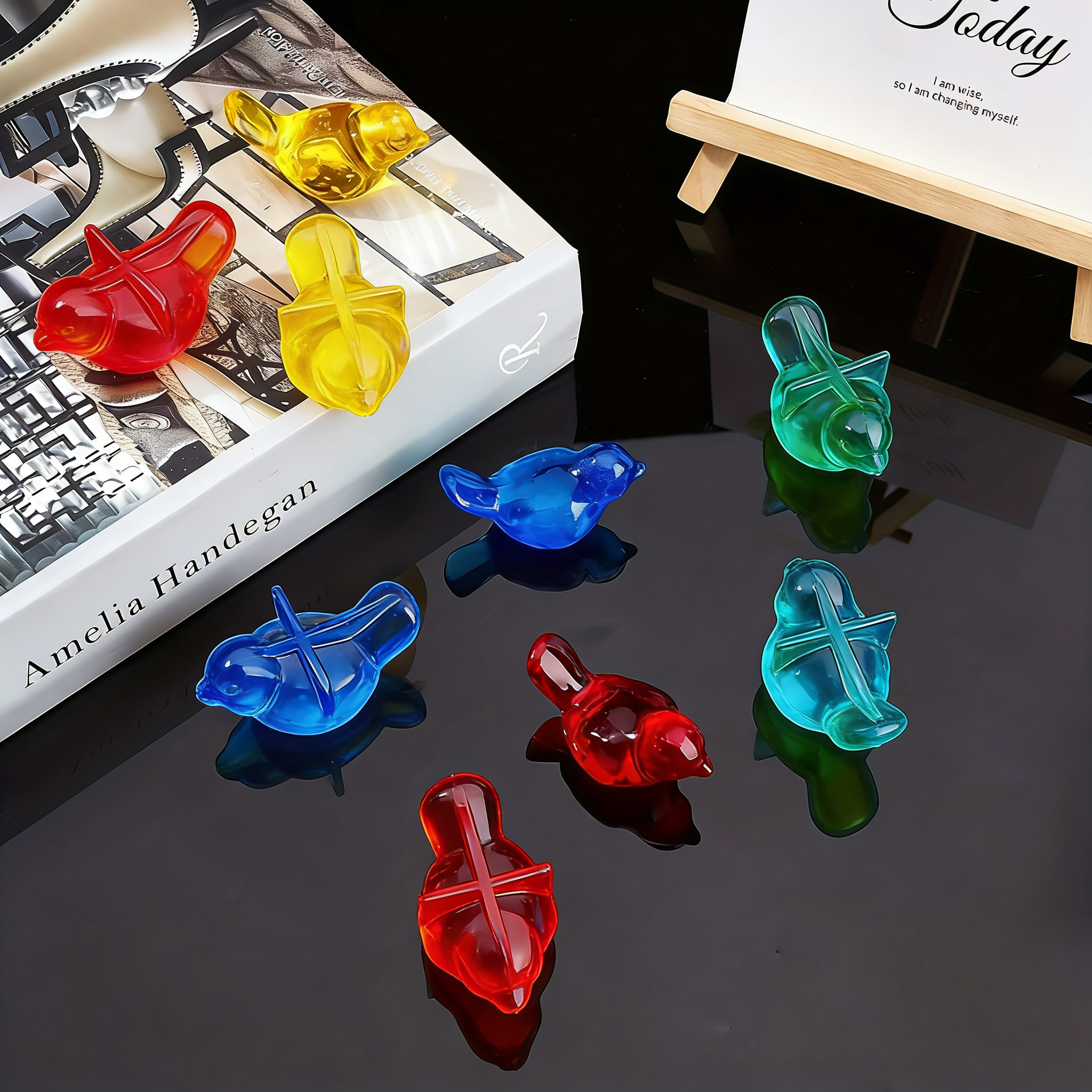 2-piece set of 3D bird silicon - Resin Craft Ideas ulasan dan harga