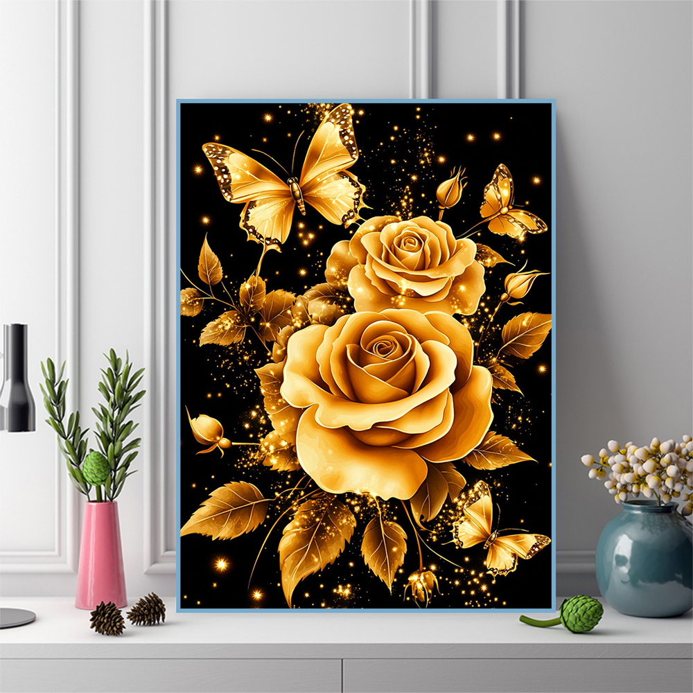 1PC frameless  Diamond Paintin - Resin Craft Ideas ulasan dan harga