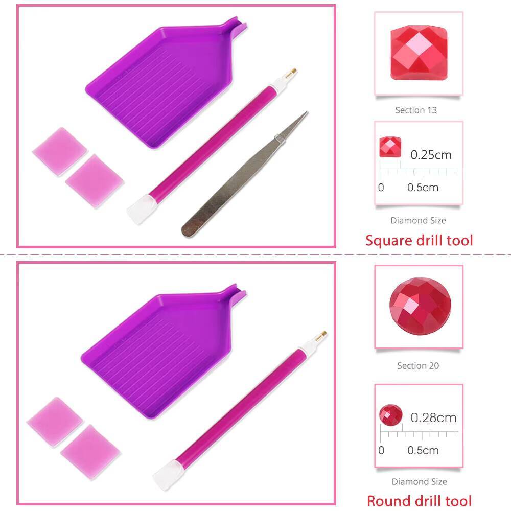 1PC frameless  Diamond Paintin - Resin Craft Ideas ulasan dan harga