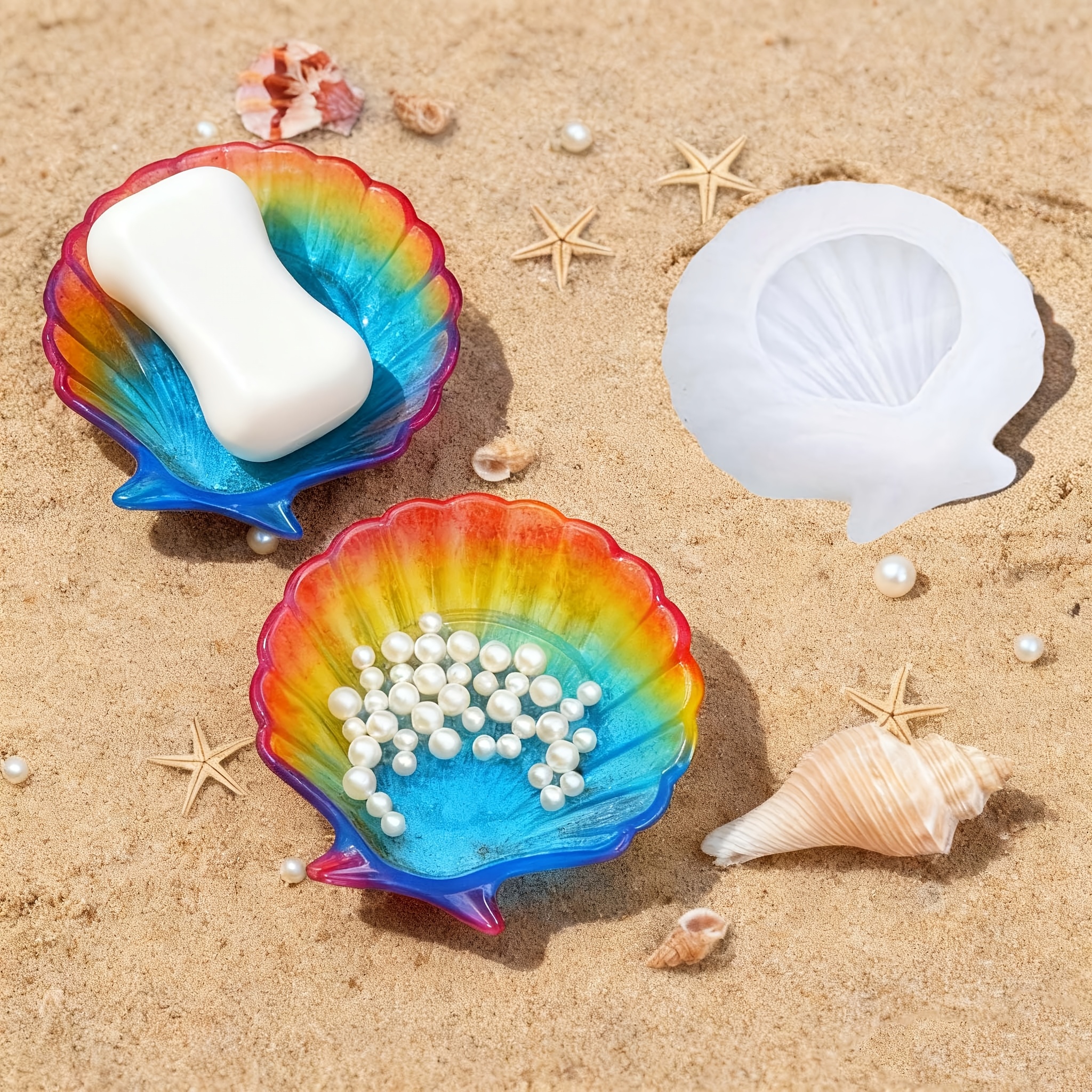 1 piece of silicone shell resi - Resin Craft Ideas ulasan dan harga