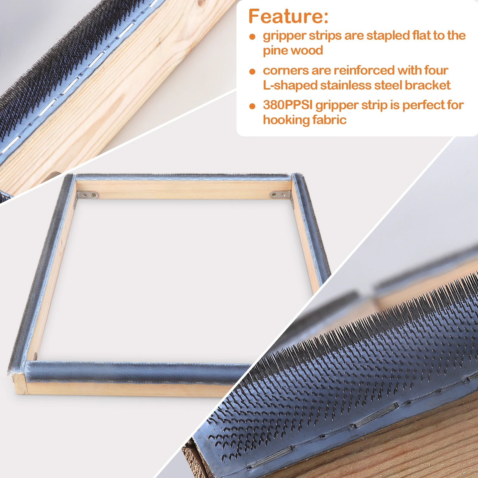 Punch Needle Frame Square Embr - Wood Ring Blank ulasan dan harga