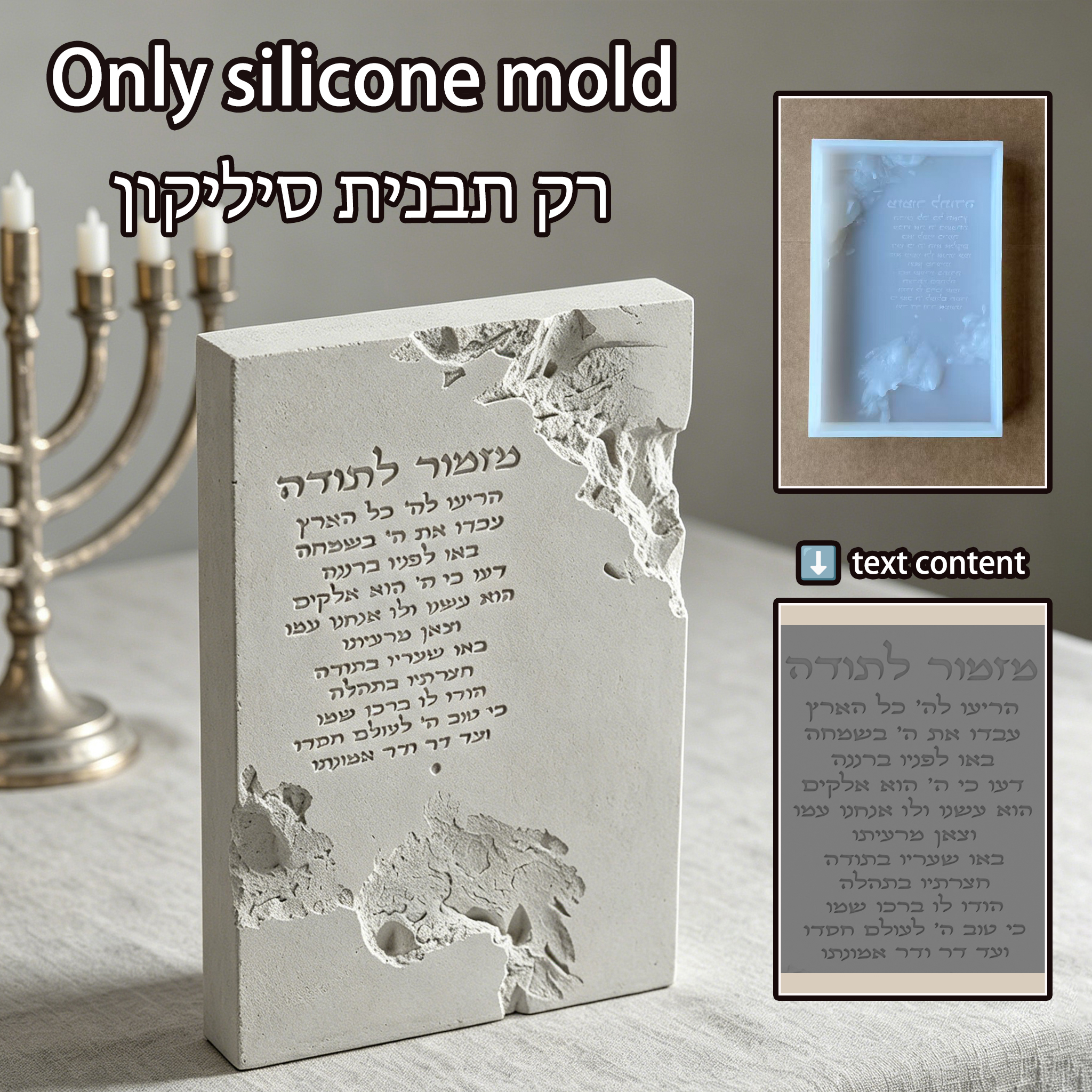 Modern Faceted Broken Stone Ps - Serving Tray Mold ulasan dan harga