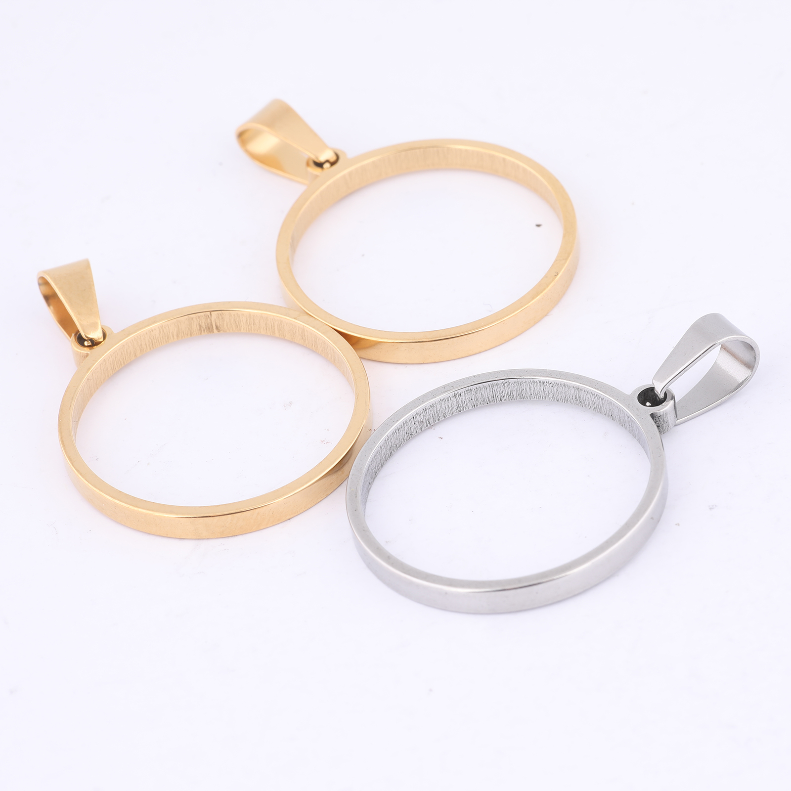 10pcs 25mm Round Open Bezel Ch - Resin Craft Projects ulasan dan harga