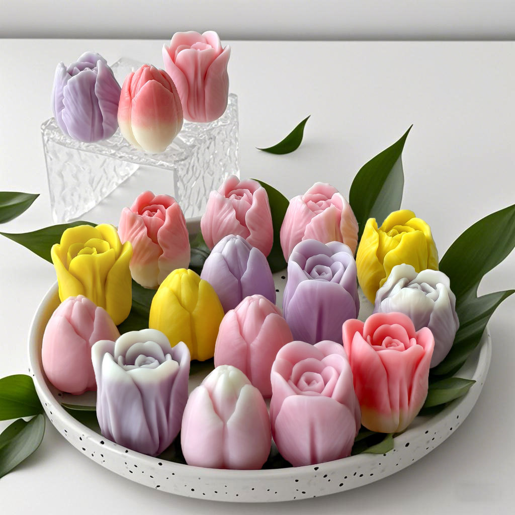DIY tulip candle silicone mold - Flower Preservation Resin ulasan dan harga