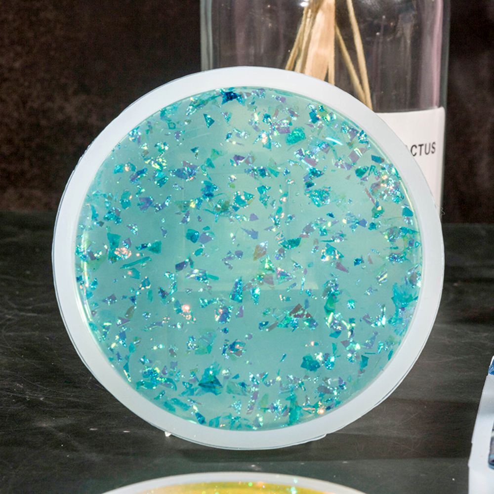 Handmade Pendant Agate Fluid A - Coaster Mold Round ulasan dan harga