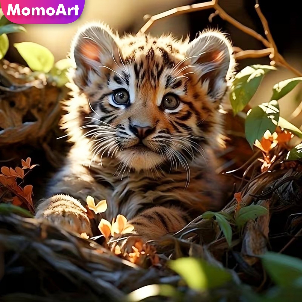 Momoart Diamond Painting Tiger - Resin Craft For Beginners ulasan dan harga