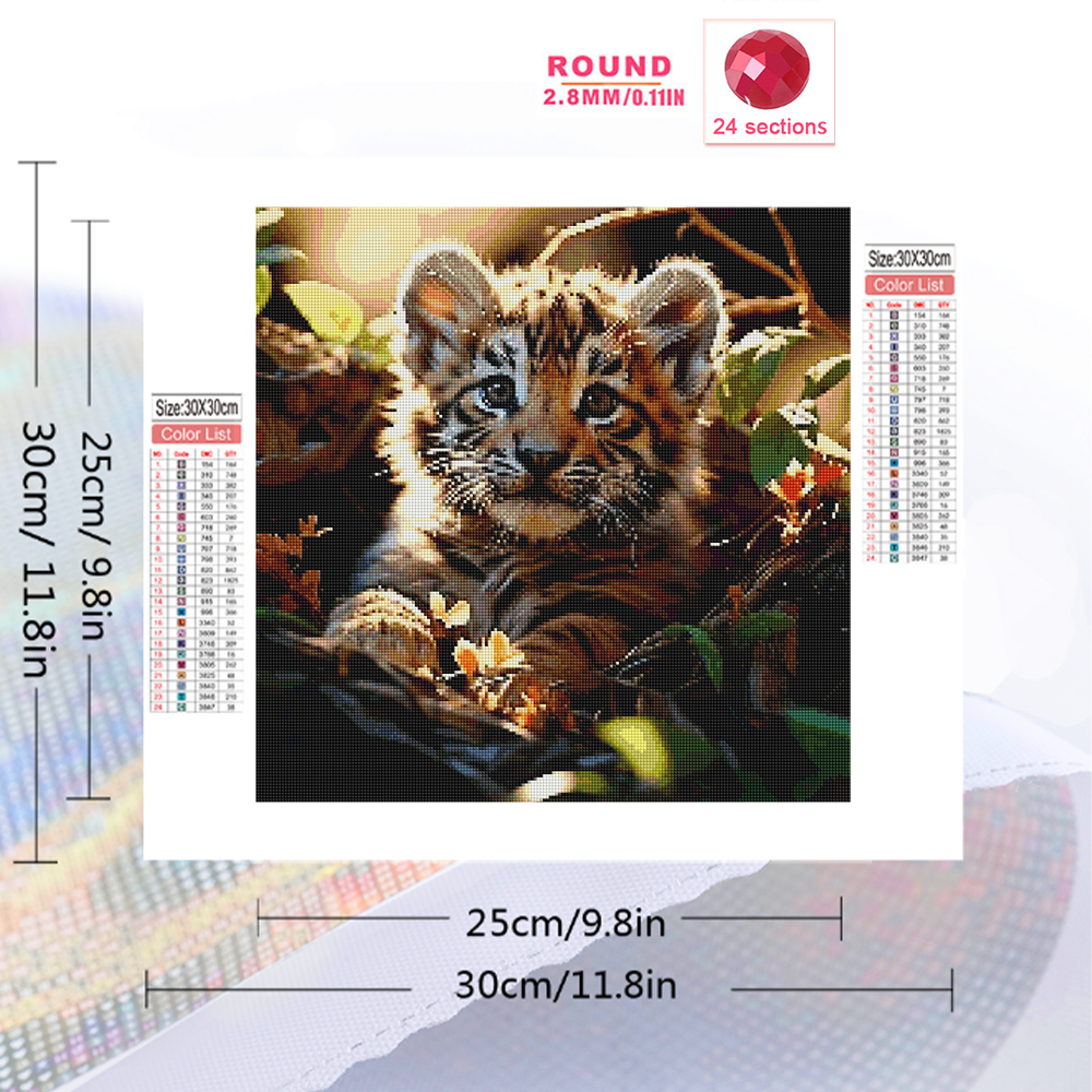 Momoart Diamond Painting Tiger - Resin Craft For Beginners ulasan dan harga