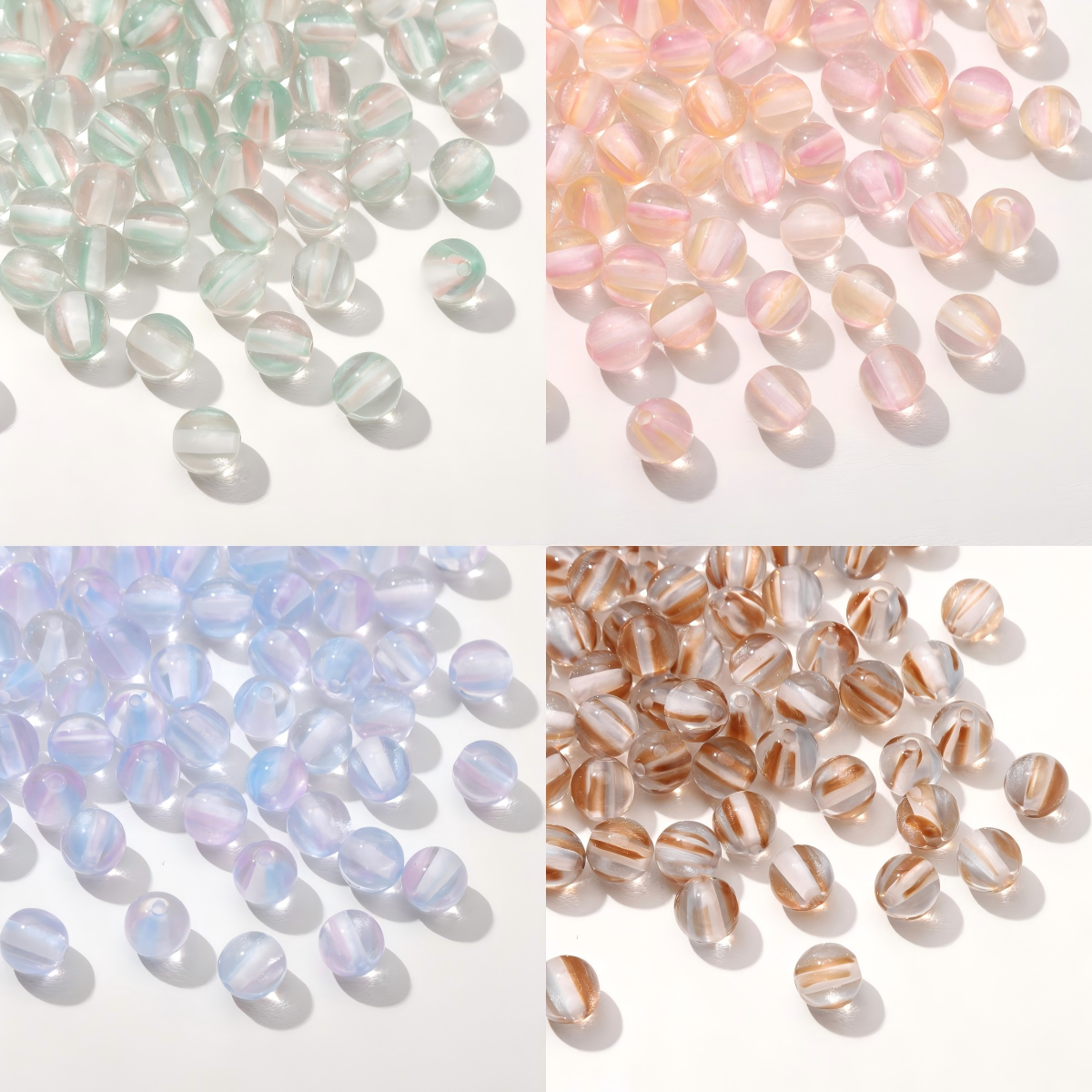 8mm 100Pcs Colorful Round Resi - Resin Crafts Diy ulasan dan harga