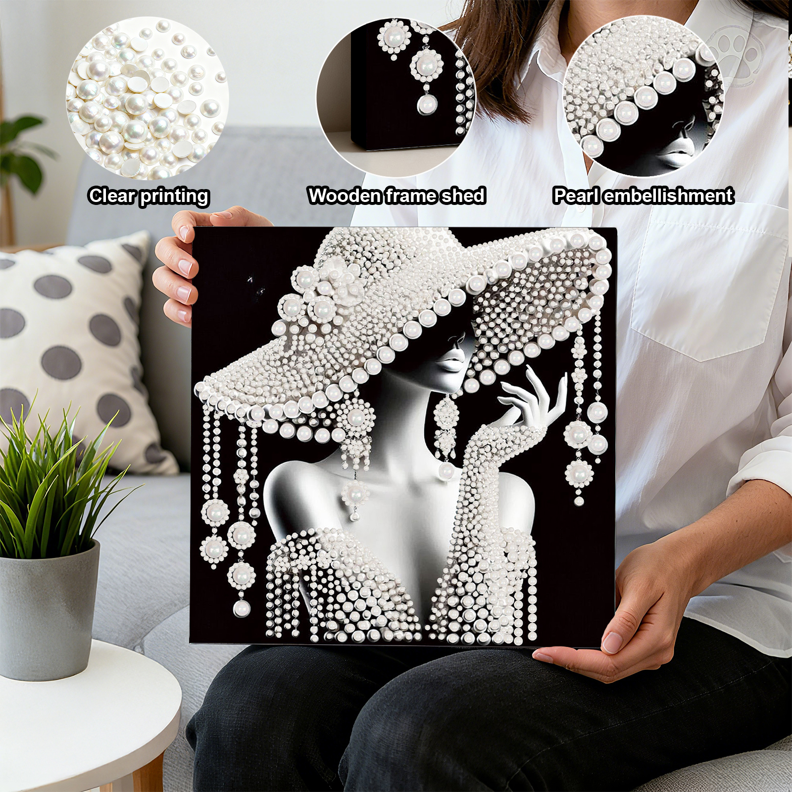 DIY Ladies Pearl Diamond Paint - Resin Craft For Beginners ulasan dan harga