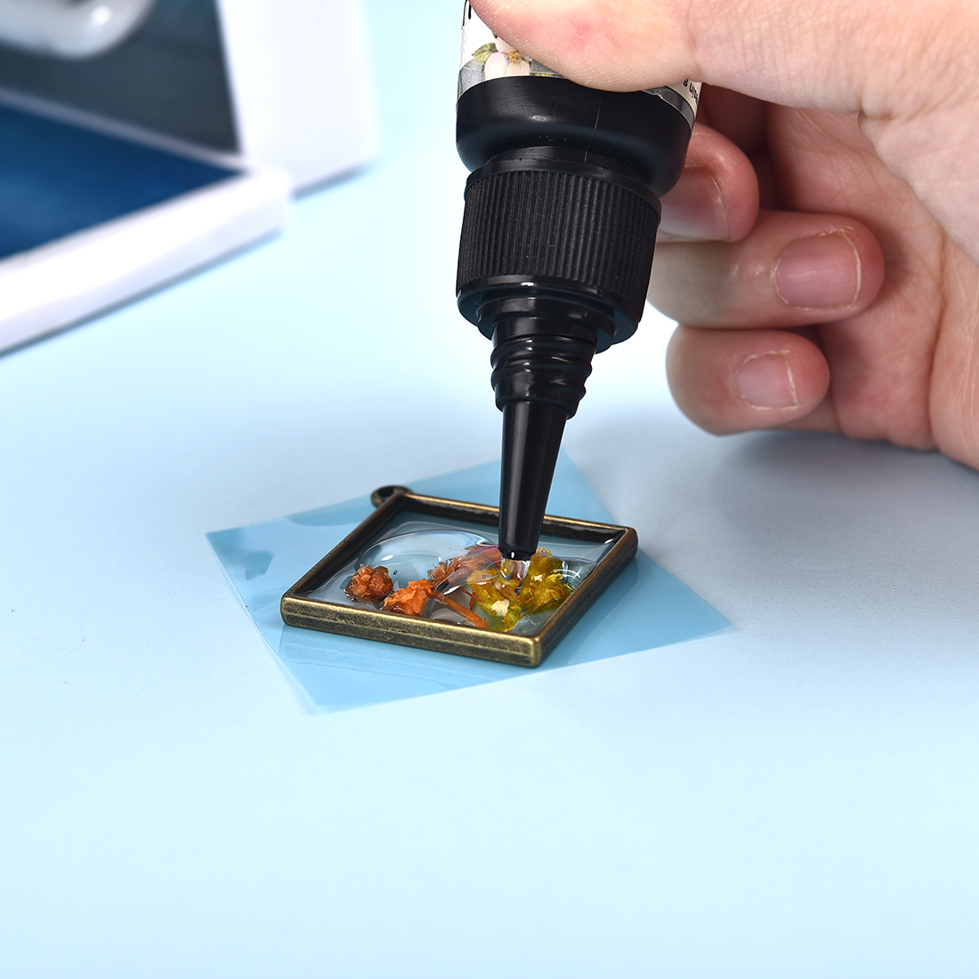 10-500g UV Epoxy Resin Glue UV - Resin Pigment Set ulasan dan harga