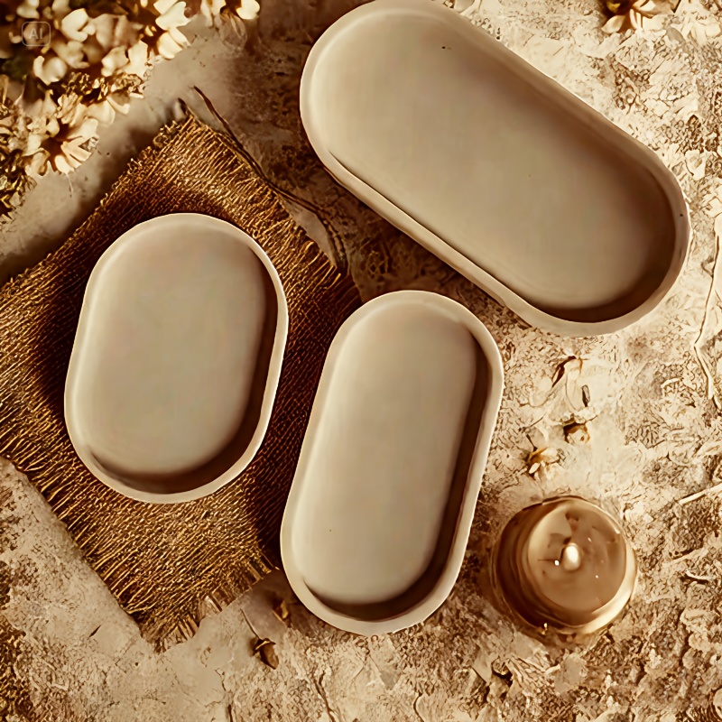 Oval silicone mold for concret - Serving Tray Mold ulasan dan harga