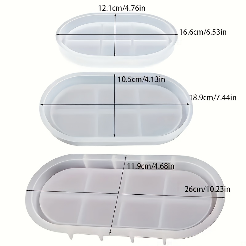 Oval silicone mold for concret - Serving Tray Mold ulasan dan harga