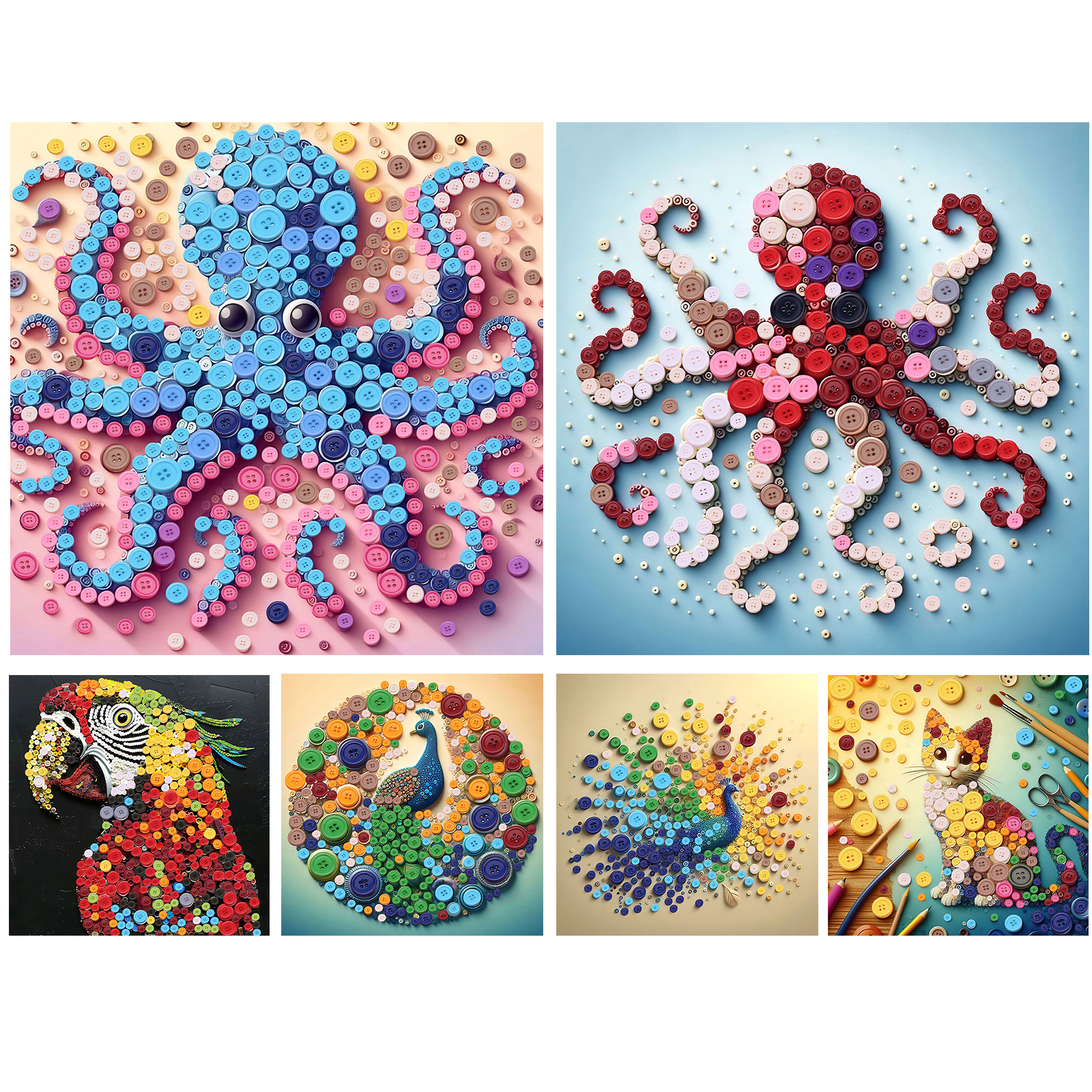 Animal DIY Resin Button Painti - Resin Craft For Beginners ulasan dan harga