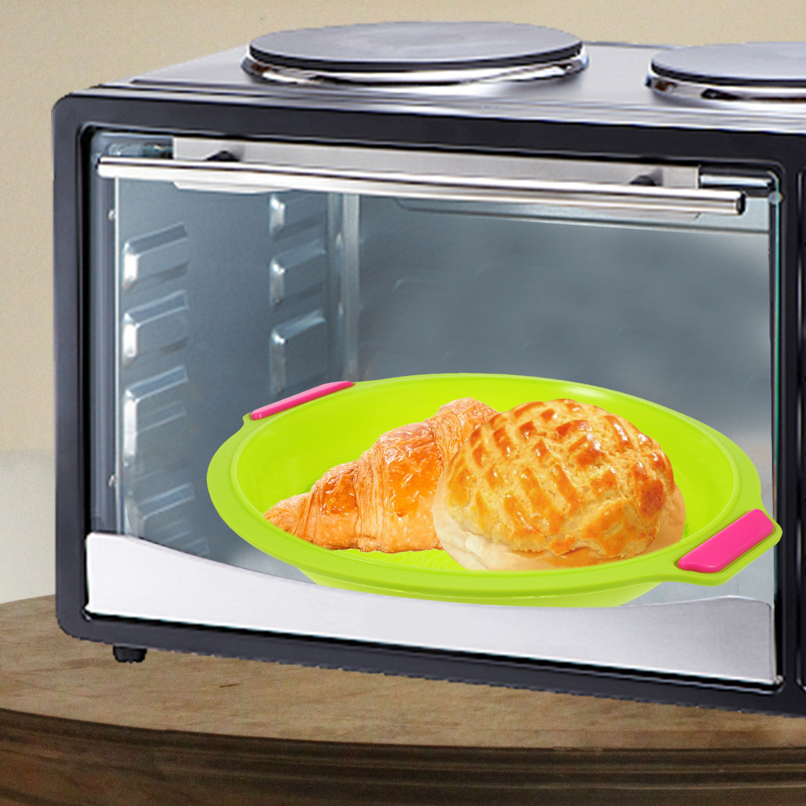 9 Inches Silicone Cake Pan Non - Silicone Mold Tray ulasan dan harga