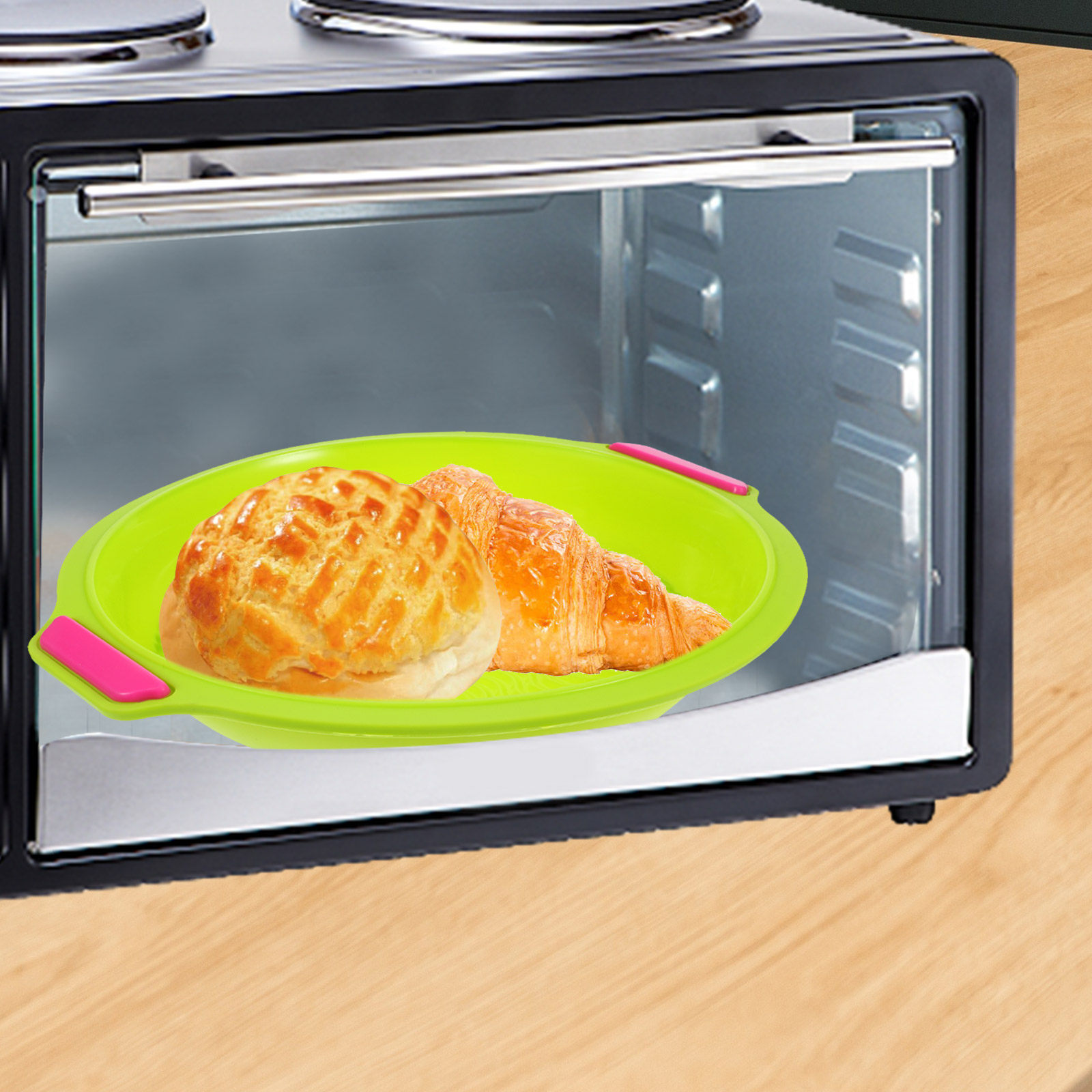 9 Inches Silicone Cake Pan Non - Silicone Mold Tray ulasan dan harga