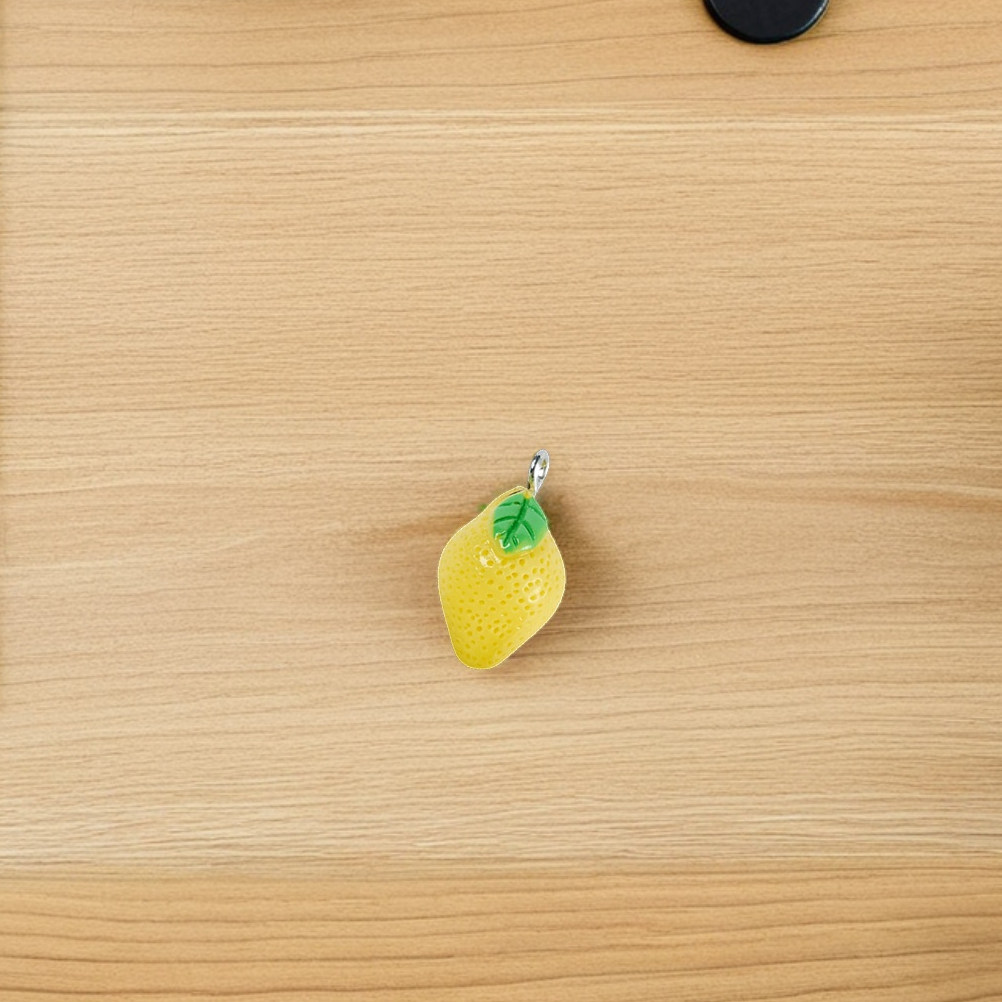 10Pcs Mini Lemon Charms Resin  - Resin Crafts Diy ulasan dan harga