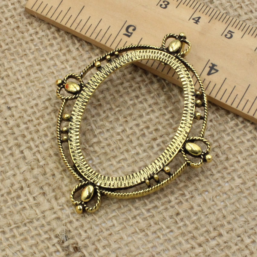Fit 30x40mm Oval Cabochon Anti - Bezels Set Pendant ulasan dan harga