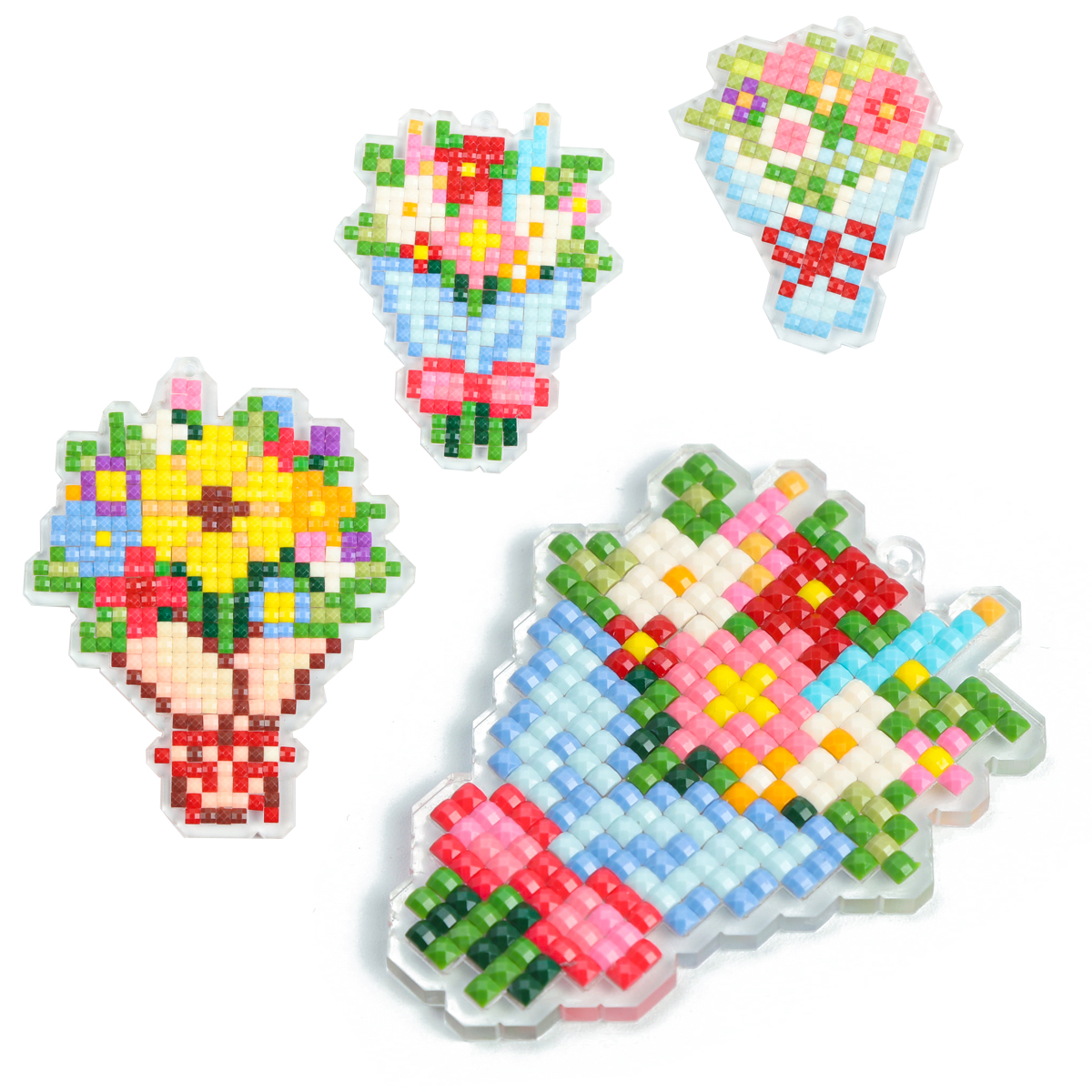 FOREVER YOUNG 3PCS Bouquet Acr - Resin Craft Kit ulasan dan harga