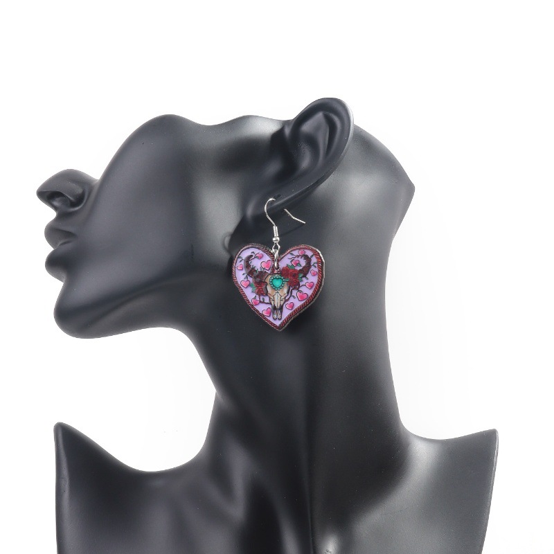 Dried Flower Earrings Heart Re - Dried Flower Bulk ulasan dan harga